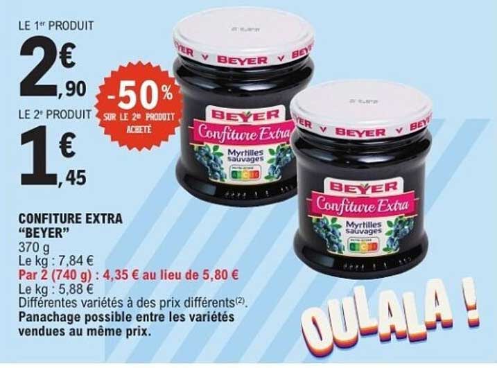 CONFITURE EXTRA “BEYER” 370 g