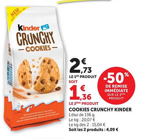 COOKIES CRUNCHY KINDER