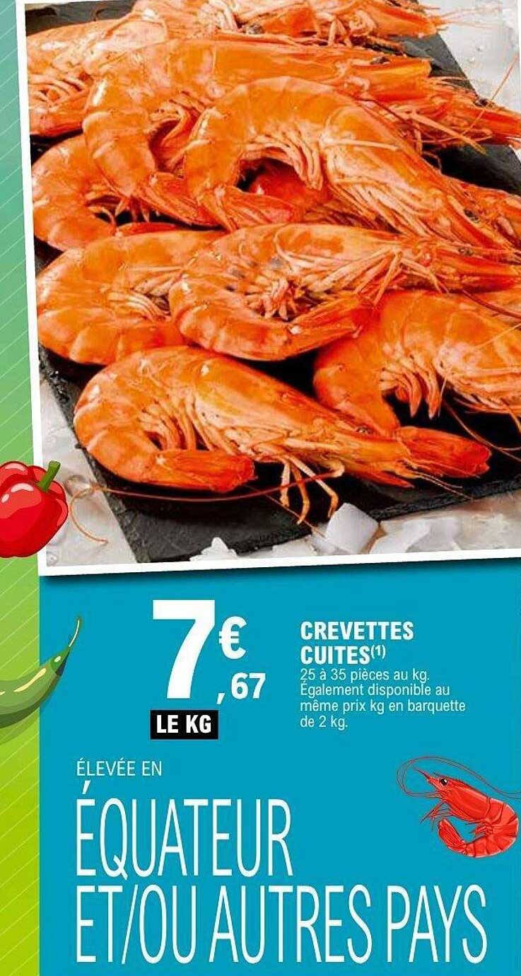 CREVETTES CUITES(1)
