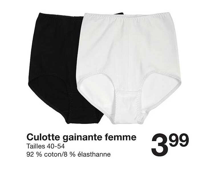 Culotte gainante femme