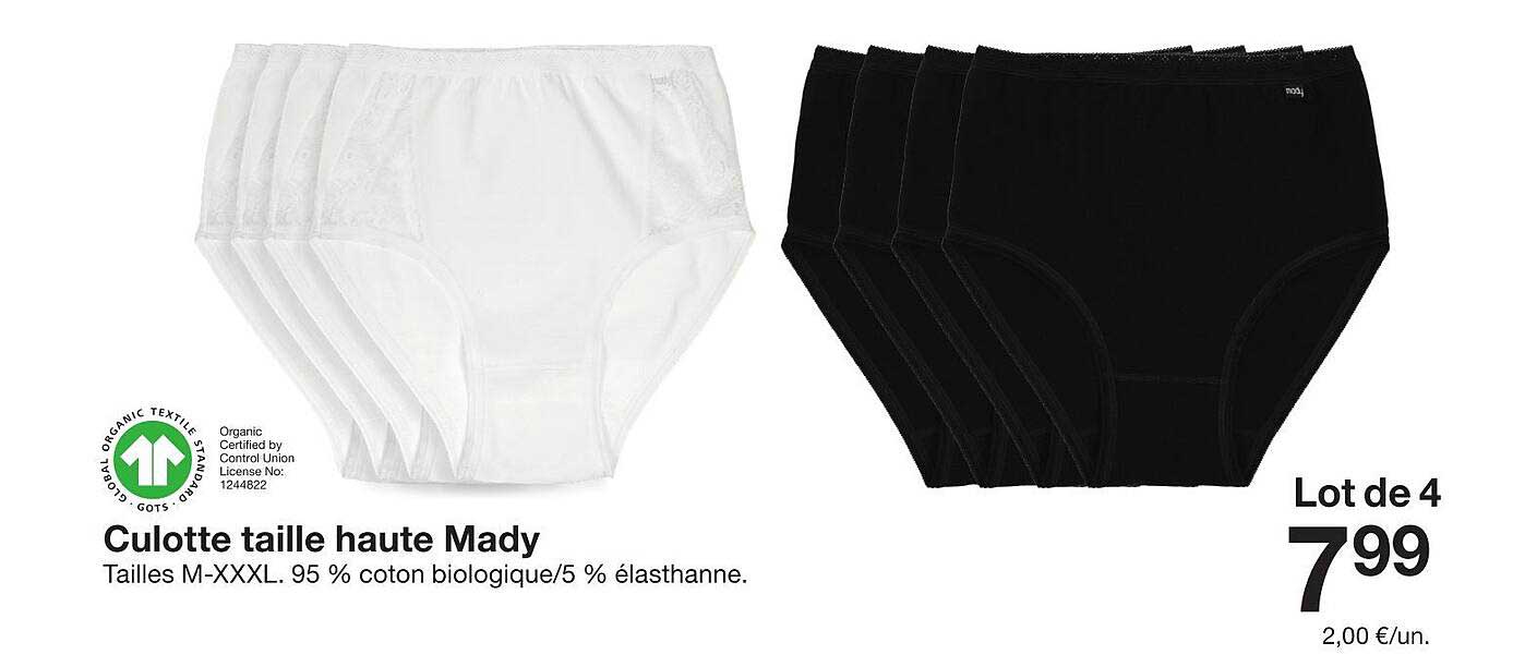 Culotte taille haute Mady