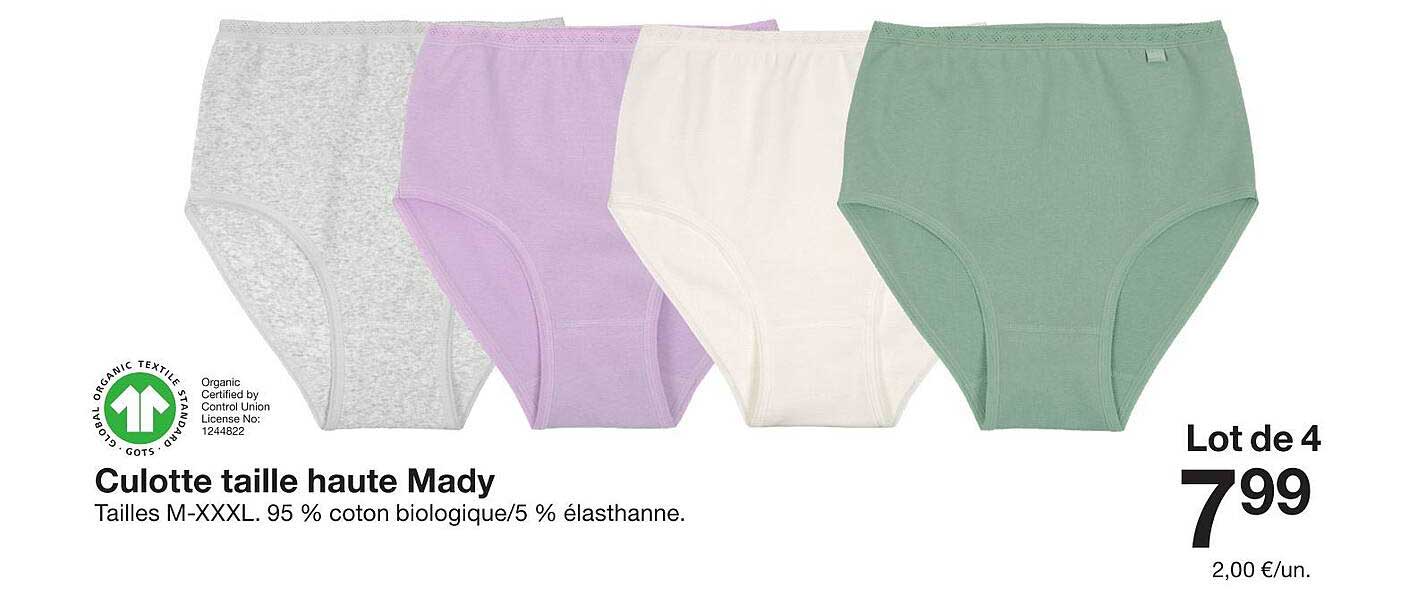 Culotte taille haute Mady