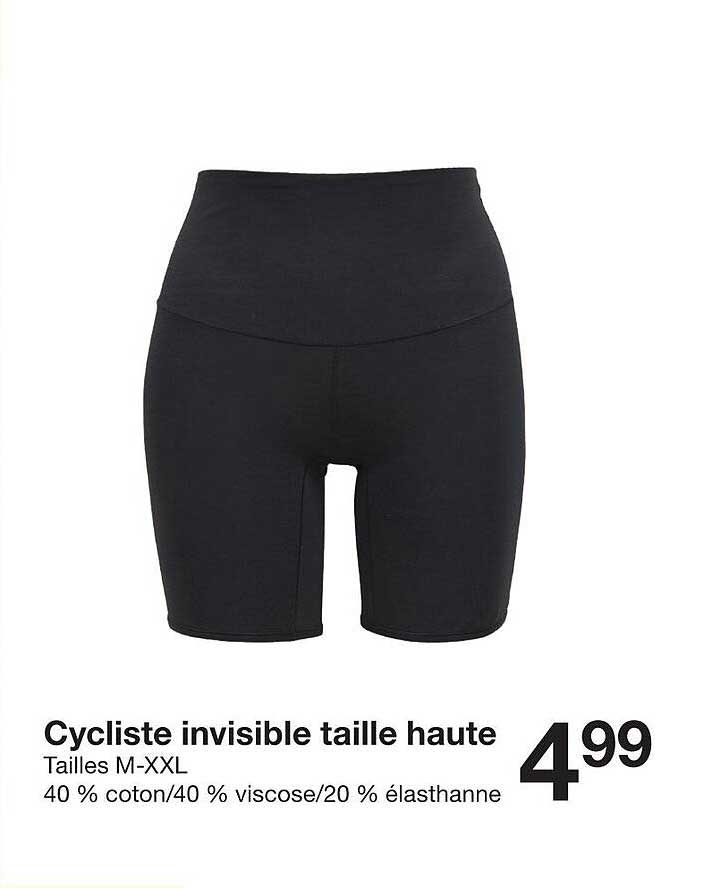 Cycliste invisible taille haute