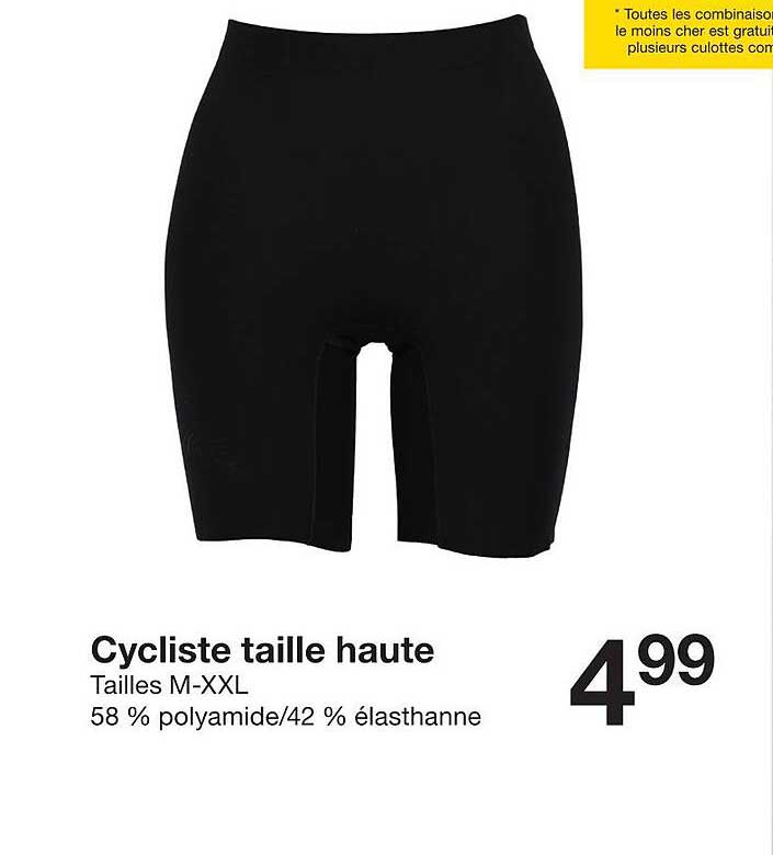 Cycliste taille haute