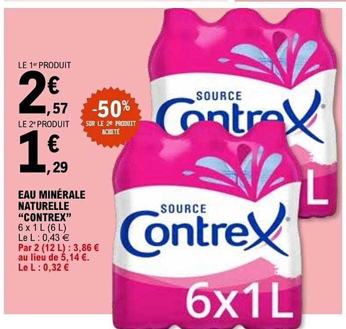 EAU MINÉRALE NATURELLE “CONTREX”
