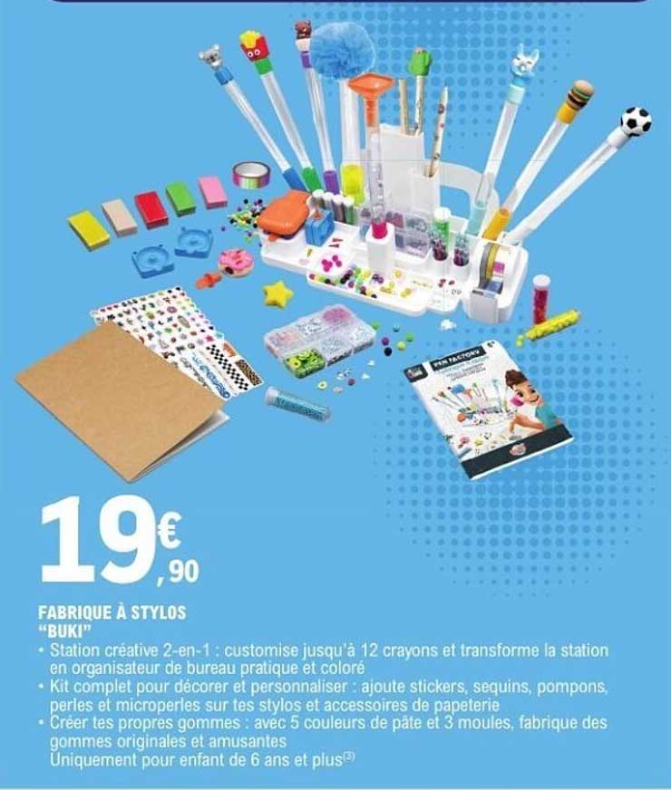 FABRIQUE À STYLOS “BUKI”