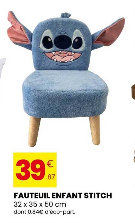 FAUTEUIL ENFANT STITCH