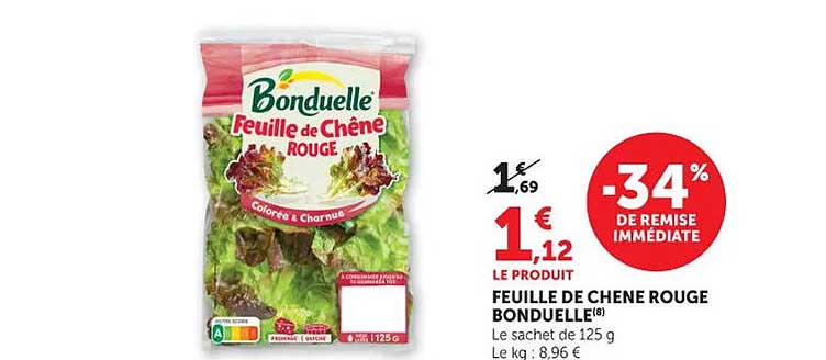 FEUILLE DE CHENE ROUGE BONDUELLE®
