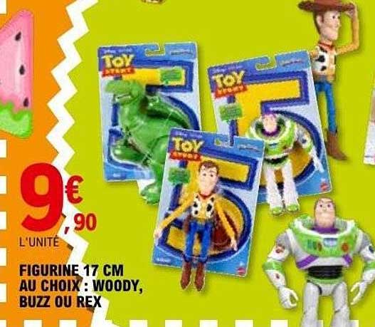 FIGURINE 17 CM AU CHOIX : WOODY, BUZZ OU REX