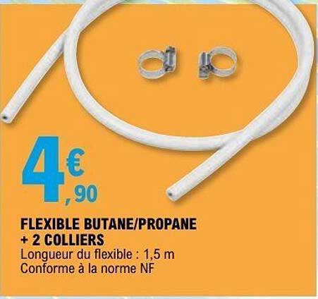 FLEXIBLE BUTANE/PROPANE + 2 COLLIERS