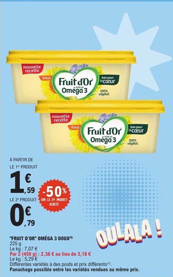 Fruit d’or Oméga 3 doux