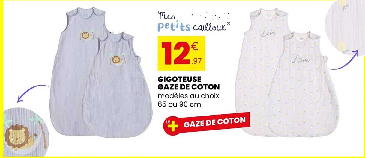 GIGOTEUSE GAZE DE COTON