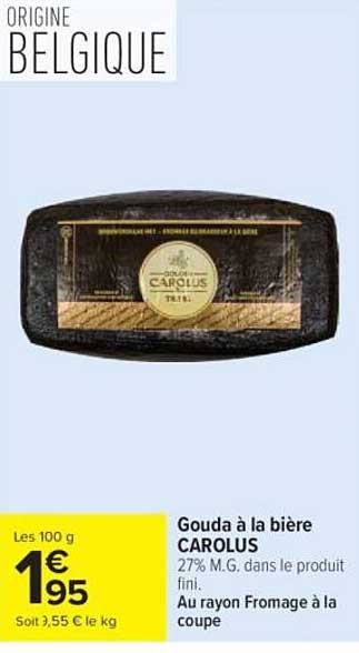 Gouda à la bière CAROLUS