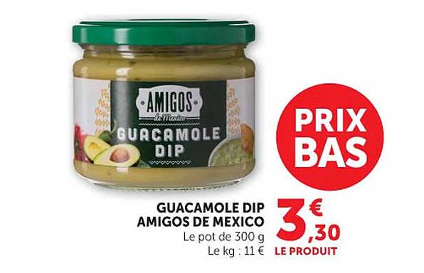 GUACAMOLE DIP AMIGOS DE MEXICO