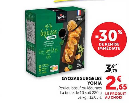 GYOZAS SURGELES YOMIA
