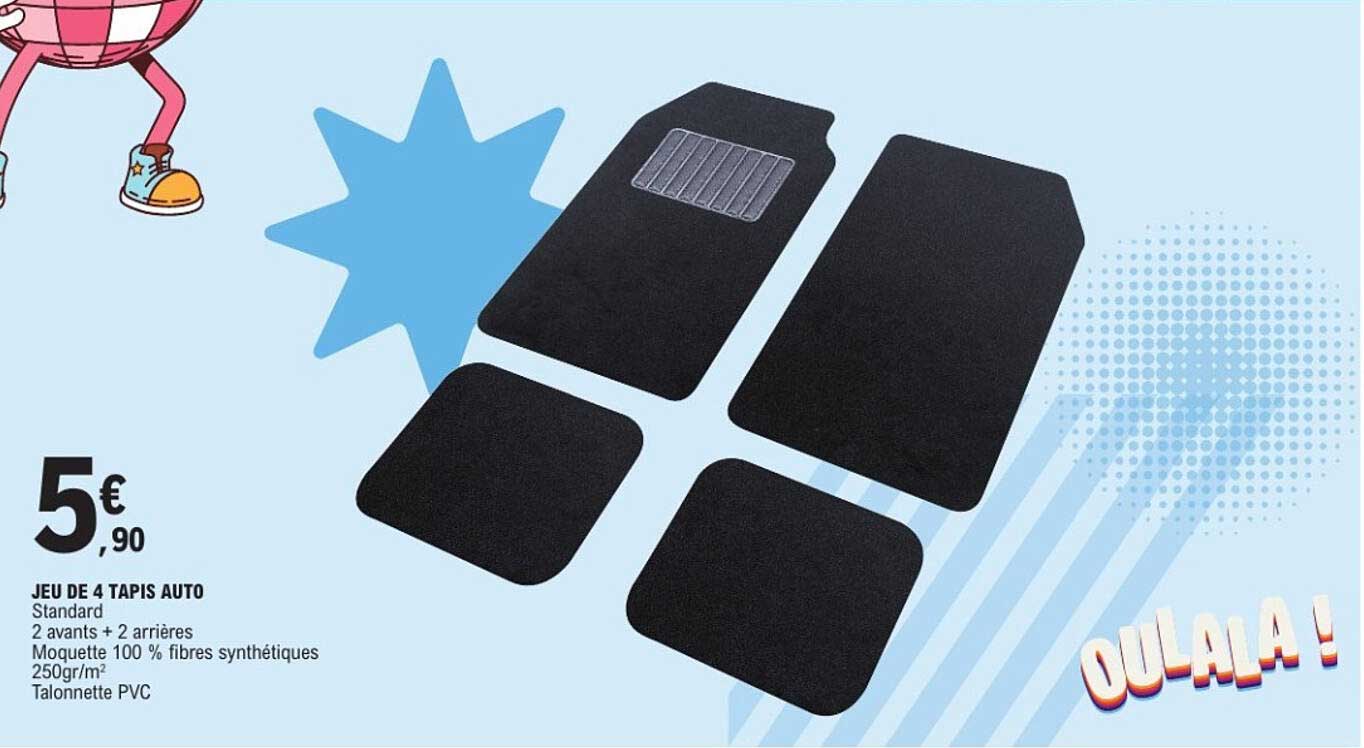 JEU DE 4 TAPIS AUTO