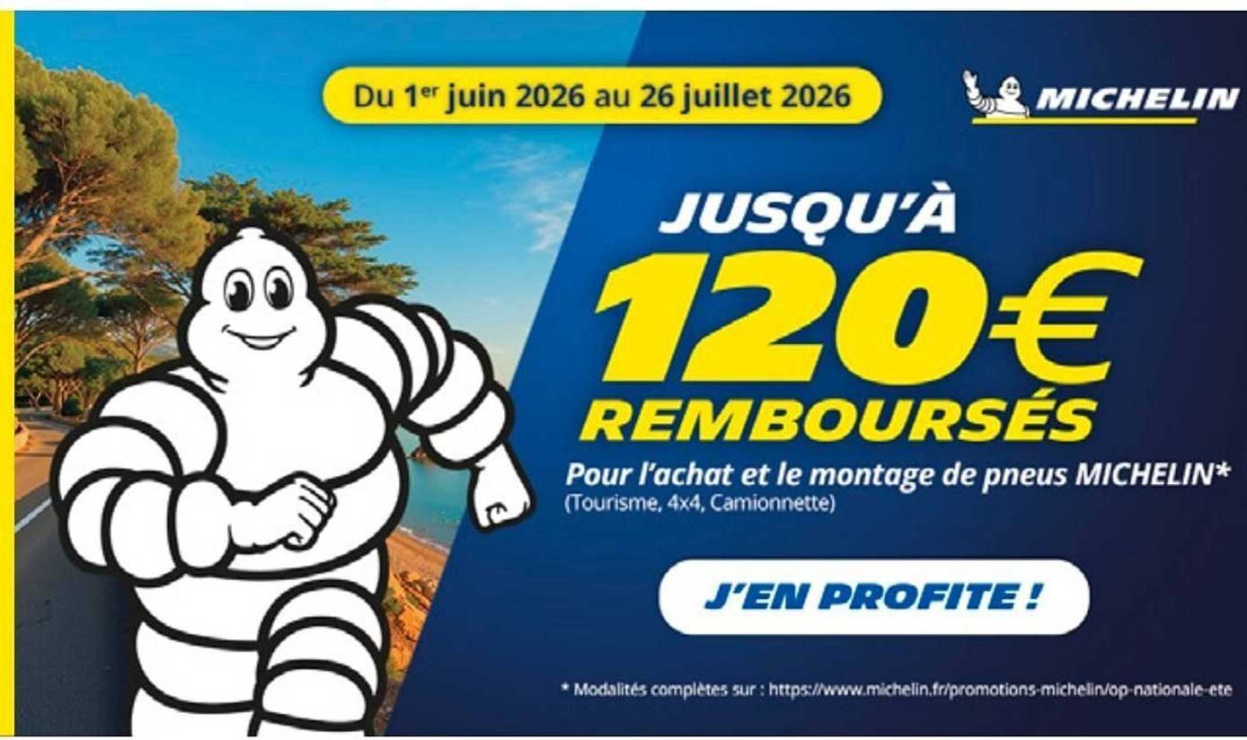 JUSQU'À 120€ REMBOURSÉS
