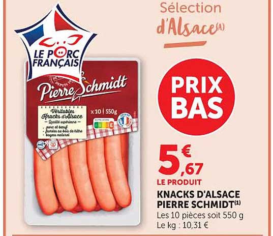 KNACKS D'ALSACE PIERRE SCHMIDT