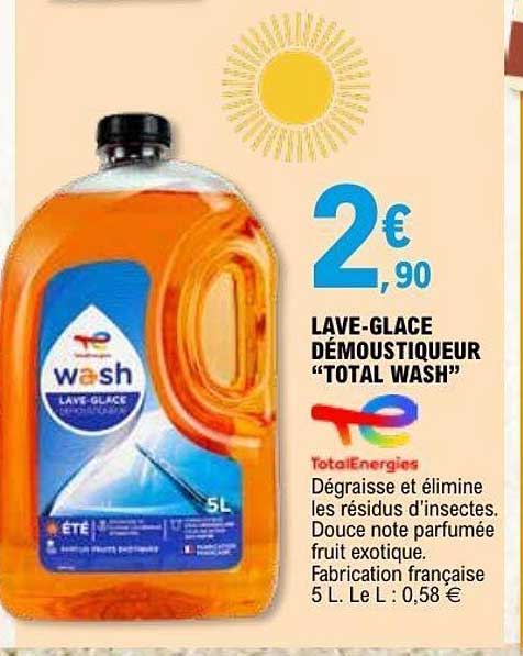 LAVE-GLACE DÉMOUSTIQUEUR “TOTAL WASH”