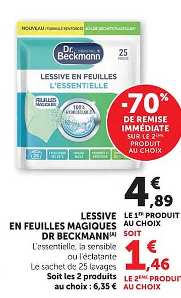LESSIVE EN FEUILLES L’ESSENTIELLE