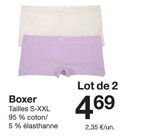Lot de 2 Boxer