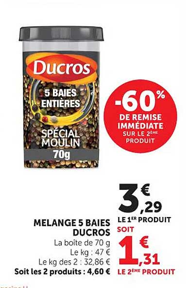 MELANGE 5 BAIES DUCROS