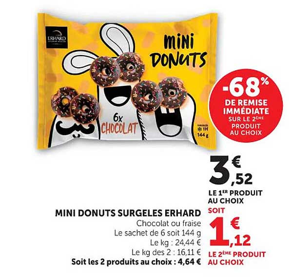 MINI DONUTS SURGELES ERHARD