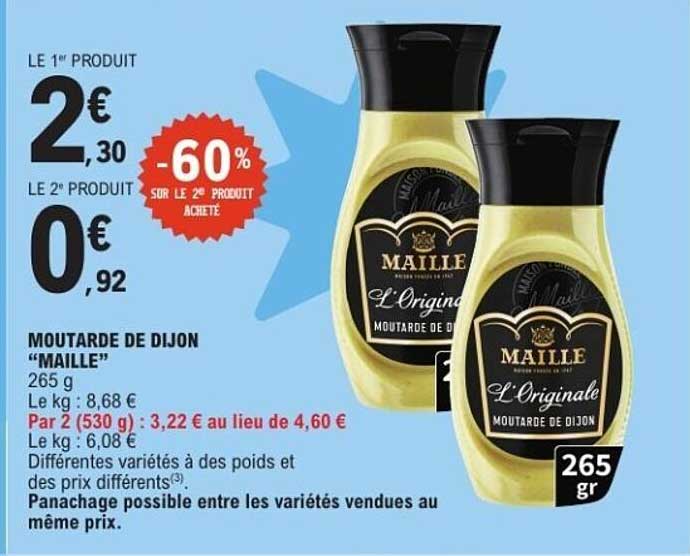 MOUTARDE DE DIJON “MAILLE”