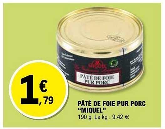 PÂTÉ DE FOIE PUR PORC "MIQUEL"