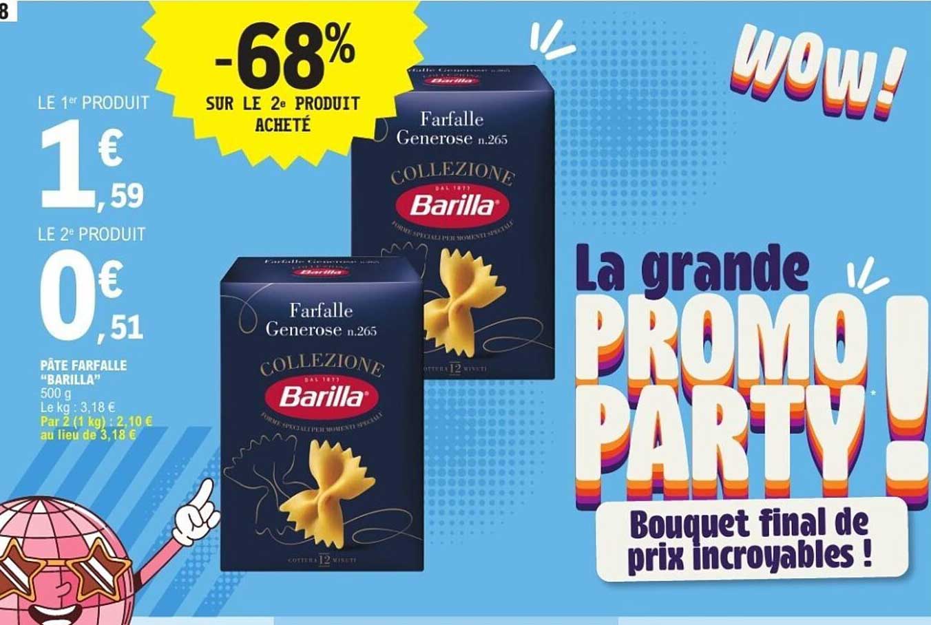 PÂTE FARFALLE "BARILLA" 500 g