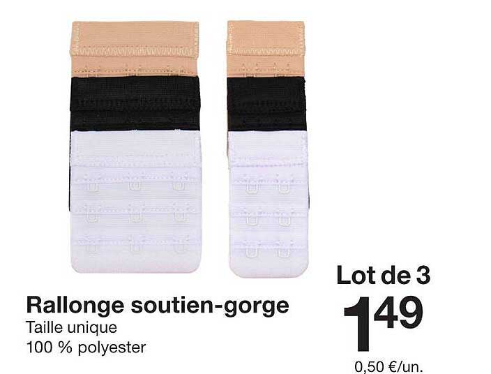 Rallonge soutien-gorge