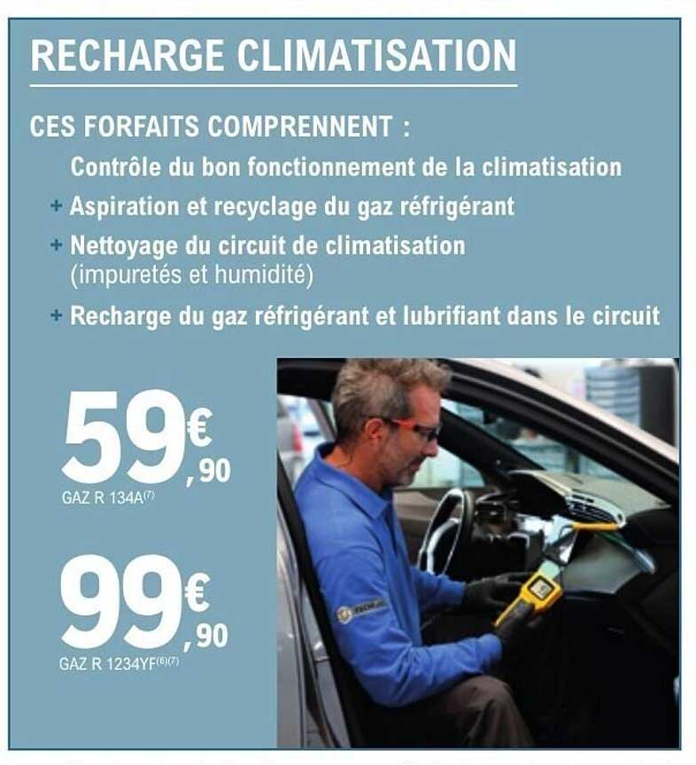 RECHARGE CLIMATISATION