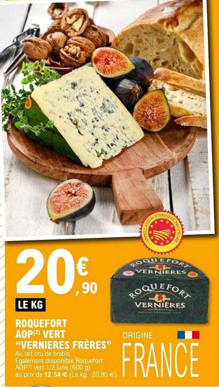 ROQUEFORT AOP(2) VERT “VERNIERES FRÈRES”