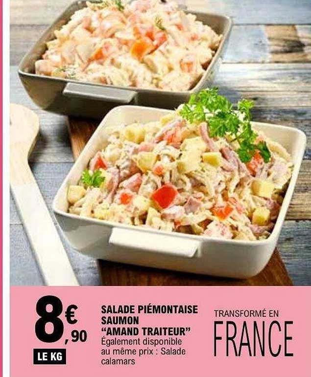 SALADE PIÉMONTAISE SAUMON “AMAND TRAITEUR”