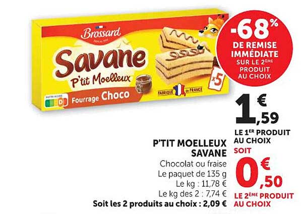 Savane P'tit Moelleux Fourrage Choco