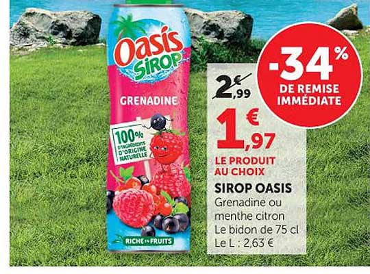SIROP OASIS