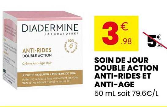 SOIN DE JOUR DOUBLE ACTION ANTI-RIDES ET ANTI-AGE