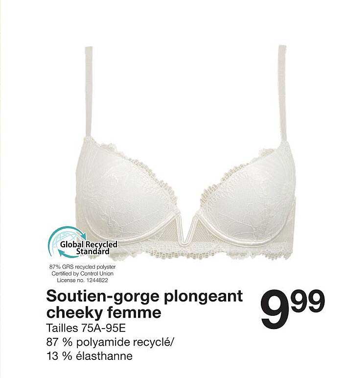 Soutien-gorge plongeant cheeky femme