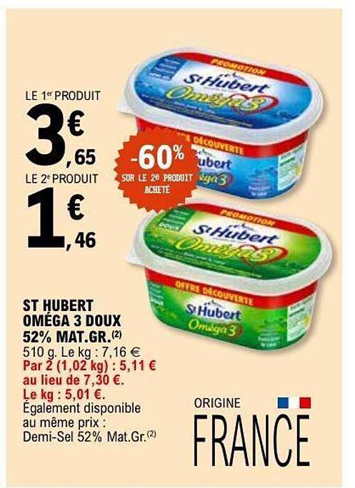 ST HUBERT OMÉGA 3 DOUX 52% MAT.GR.(2)