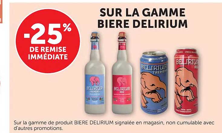 SUR LA GAMME BIERE DELIRIUM
