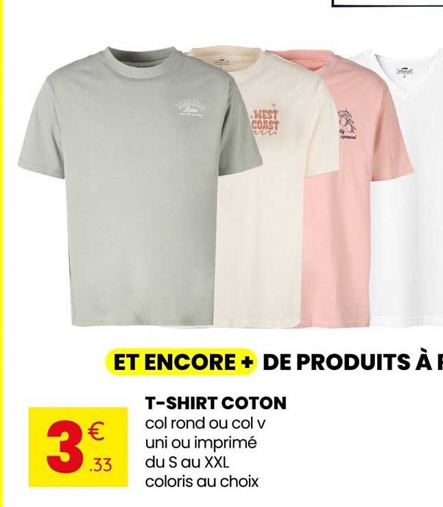 T-SHIRT COTON