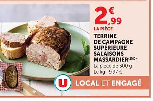 TERRINE DE CAMPAGNE SUPÉRIEURE SALAISONS MASSARDIER