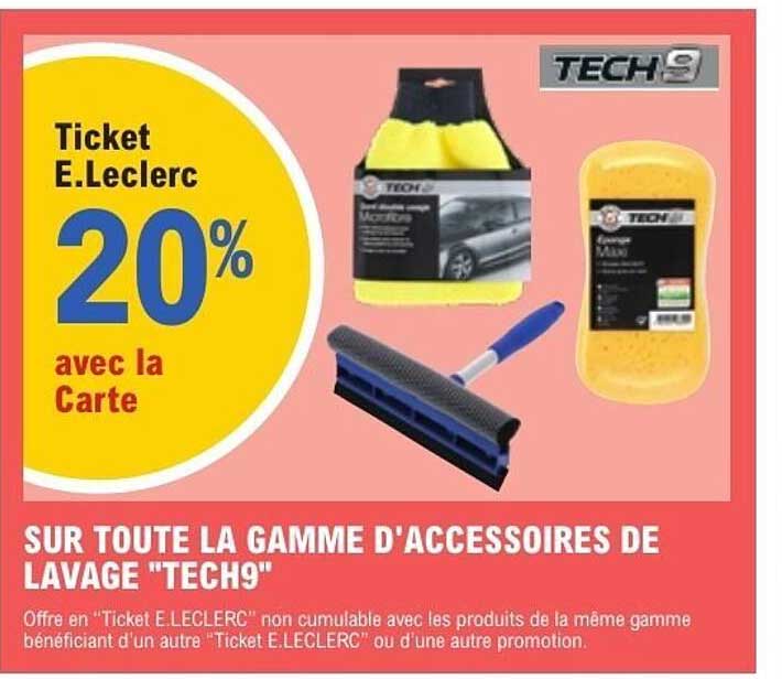 Ticket E.Leclerc 20% avec la Carte