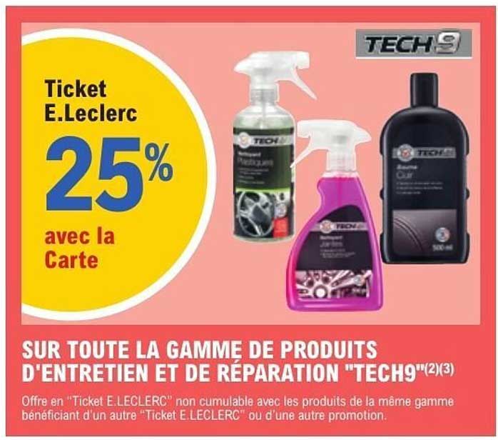 Ticket E.Leclerc 25% avec la Carte