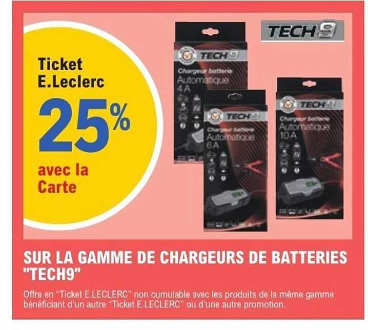 Ticket E.Leclerc 25% avec la Carte