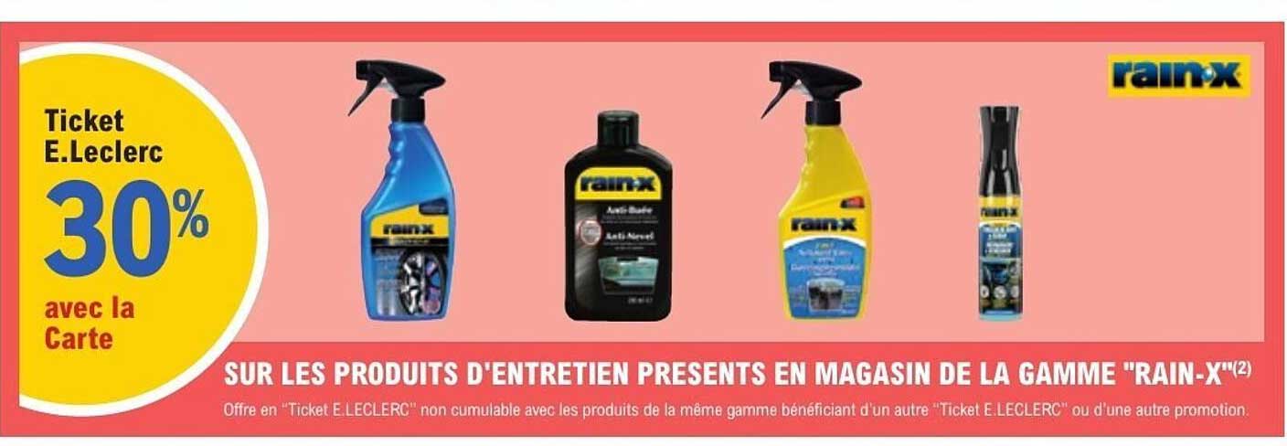 Ticket E.Leclerc 30% avec la Carte