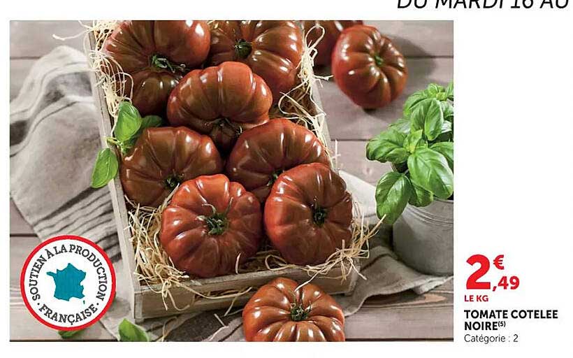 TOMATE COTELÉE NOIRE