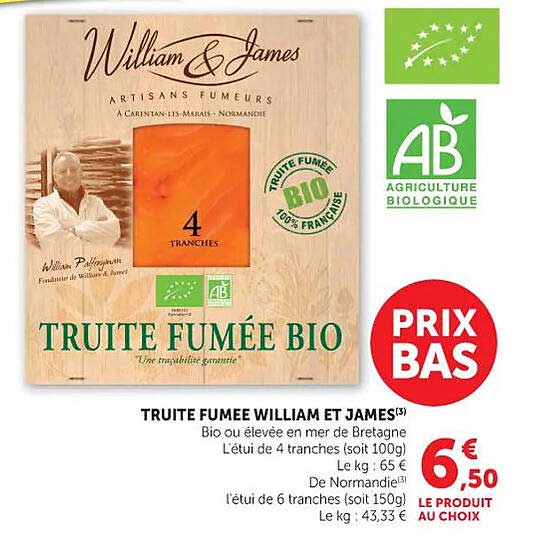 TRUITE FUMEE WILLIAM JAMES