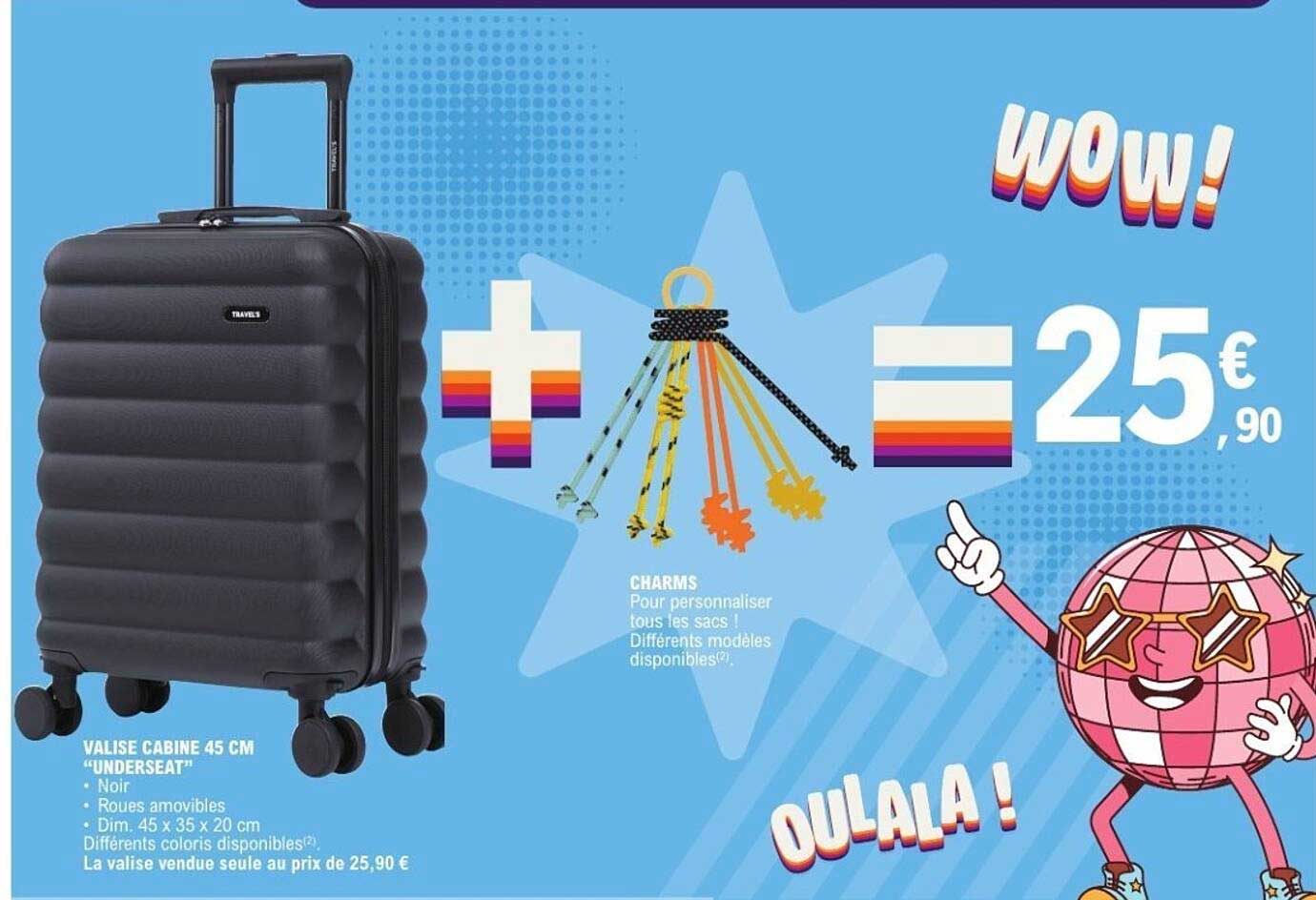 VALISE CABINE 45 CM "UNDERSEAT"