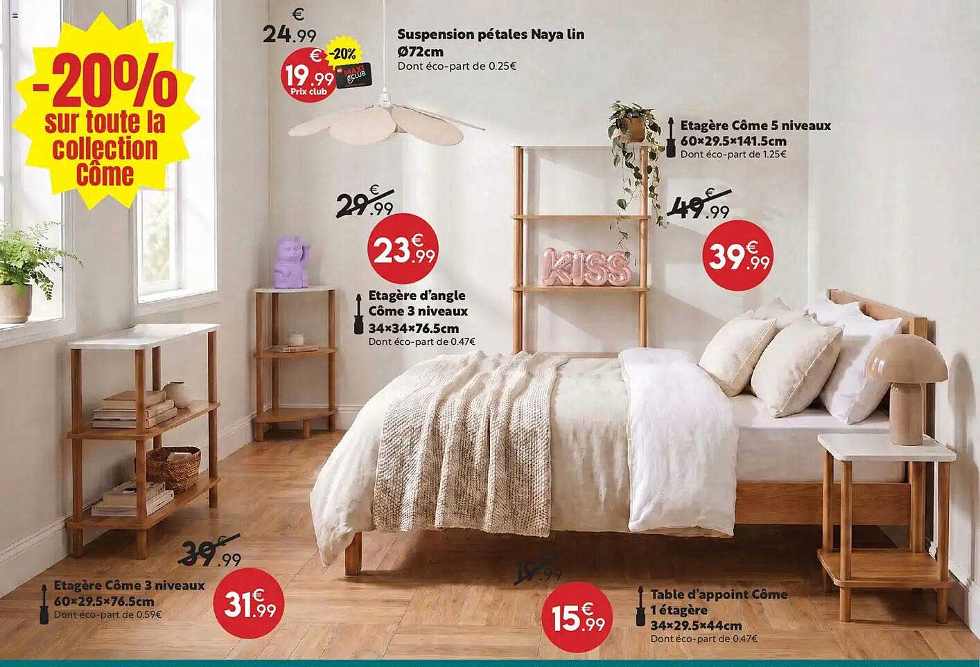 -20% sur toute la collection Côme
